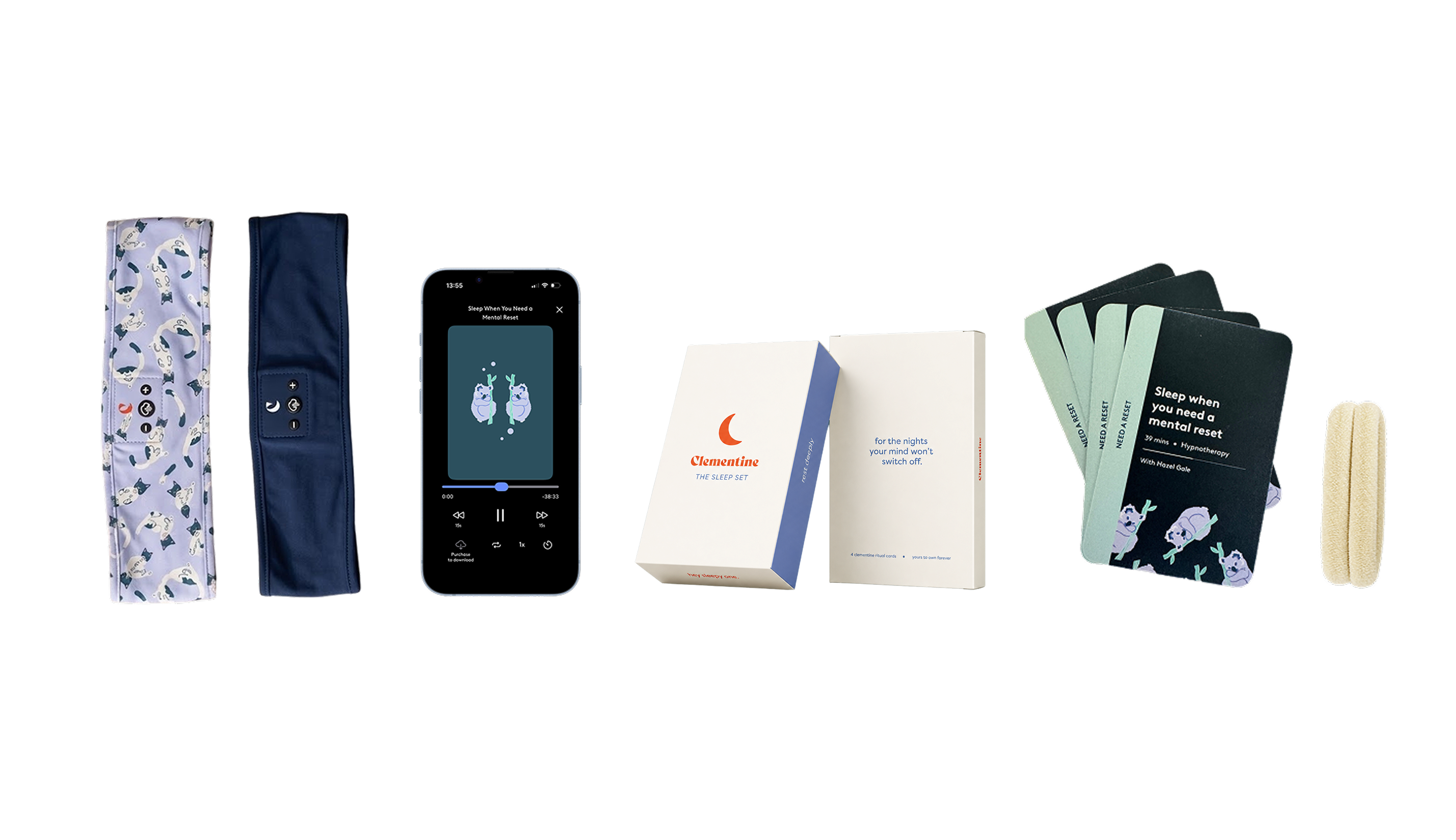 Everything in the Clementine Unwind & Sleep Kit